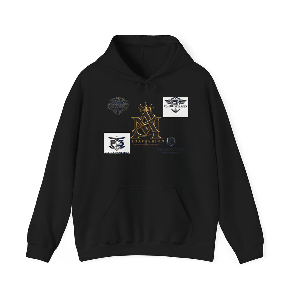 Logo Patch Hoodie — Streetwear Crest Graphic Pullover