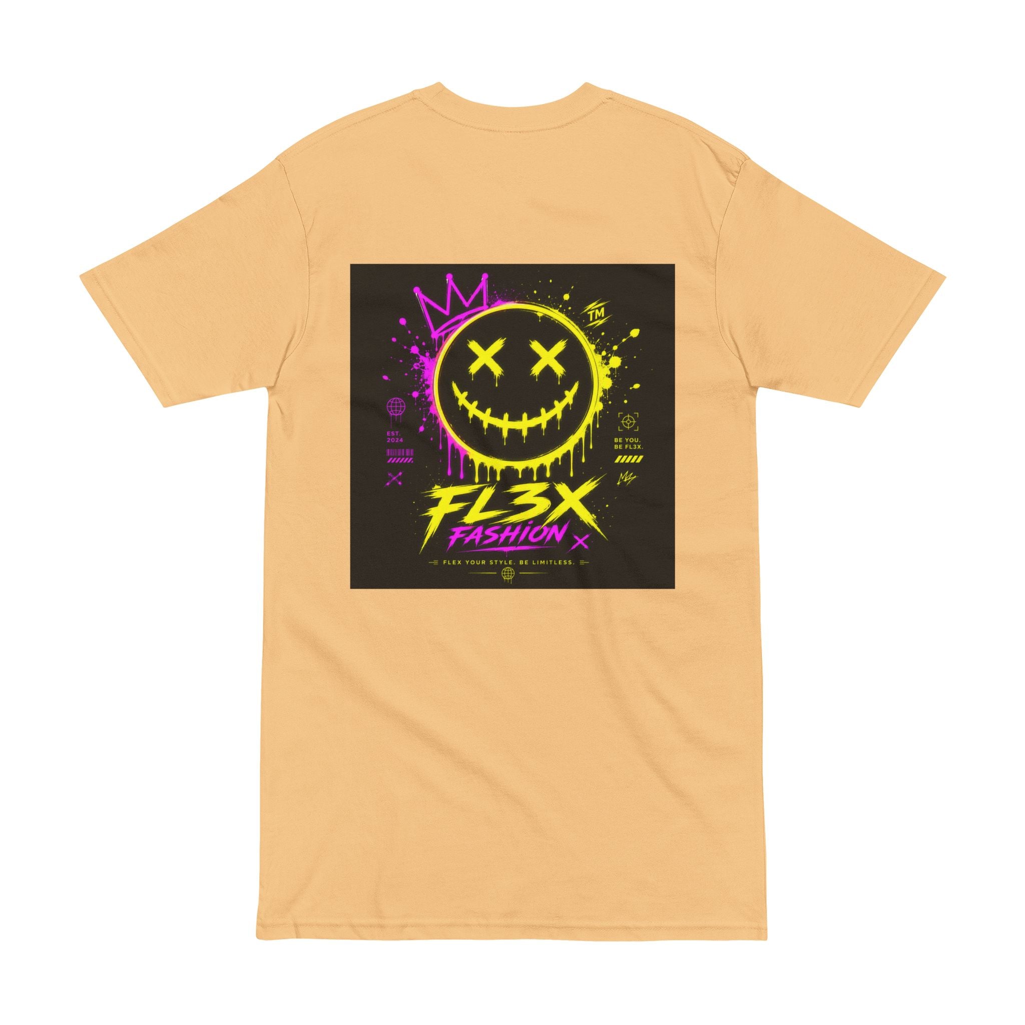 Neon Grin Tee — "FL3X Fashion" Graphic Streetwear T-Shirt