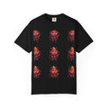 Illuminati Israel Pyramid T-Shirt with Devil Character Pattern