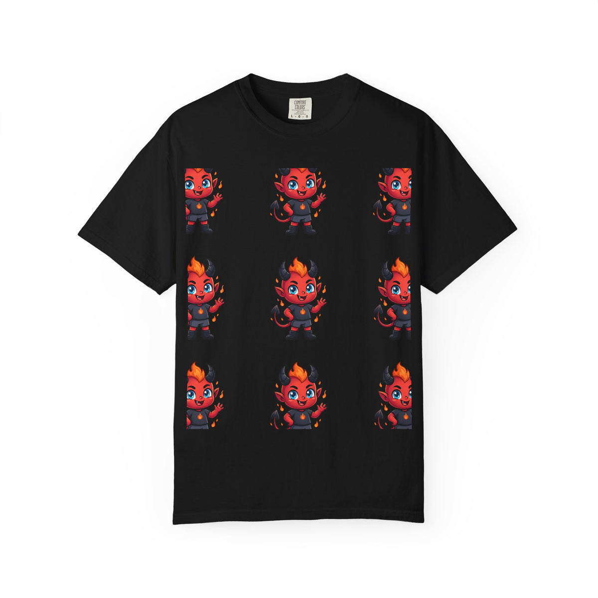 Illuminati Israel Pyramid T-Shirt with Devil Character Pattern