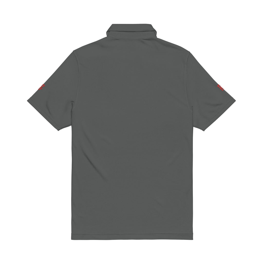 Embroidered '17' White Men's Performance Polo