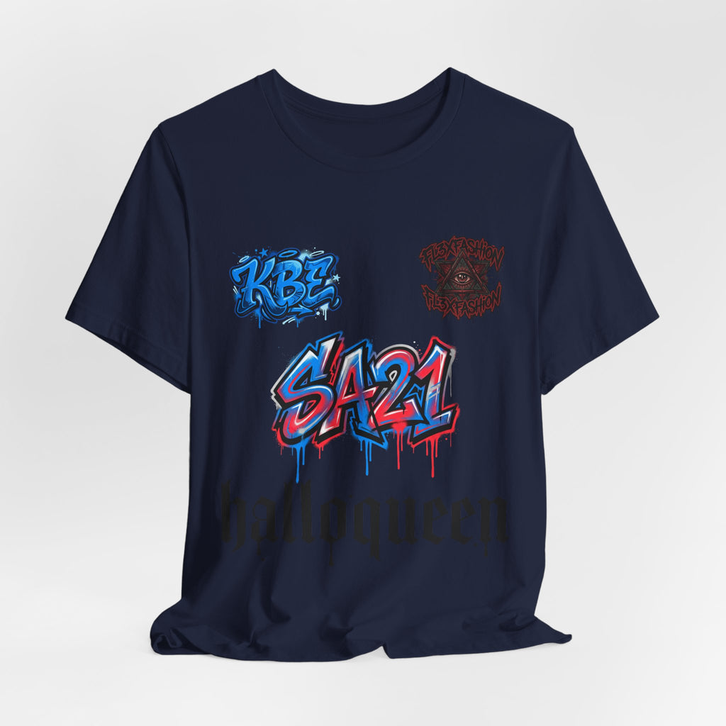Halloqueen Graphic Tee — SA21 Graffiti Streetwear T‑Shirt