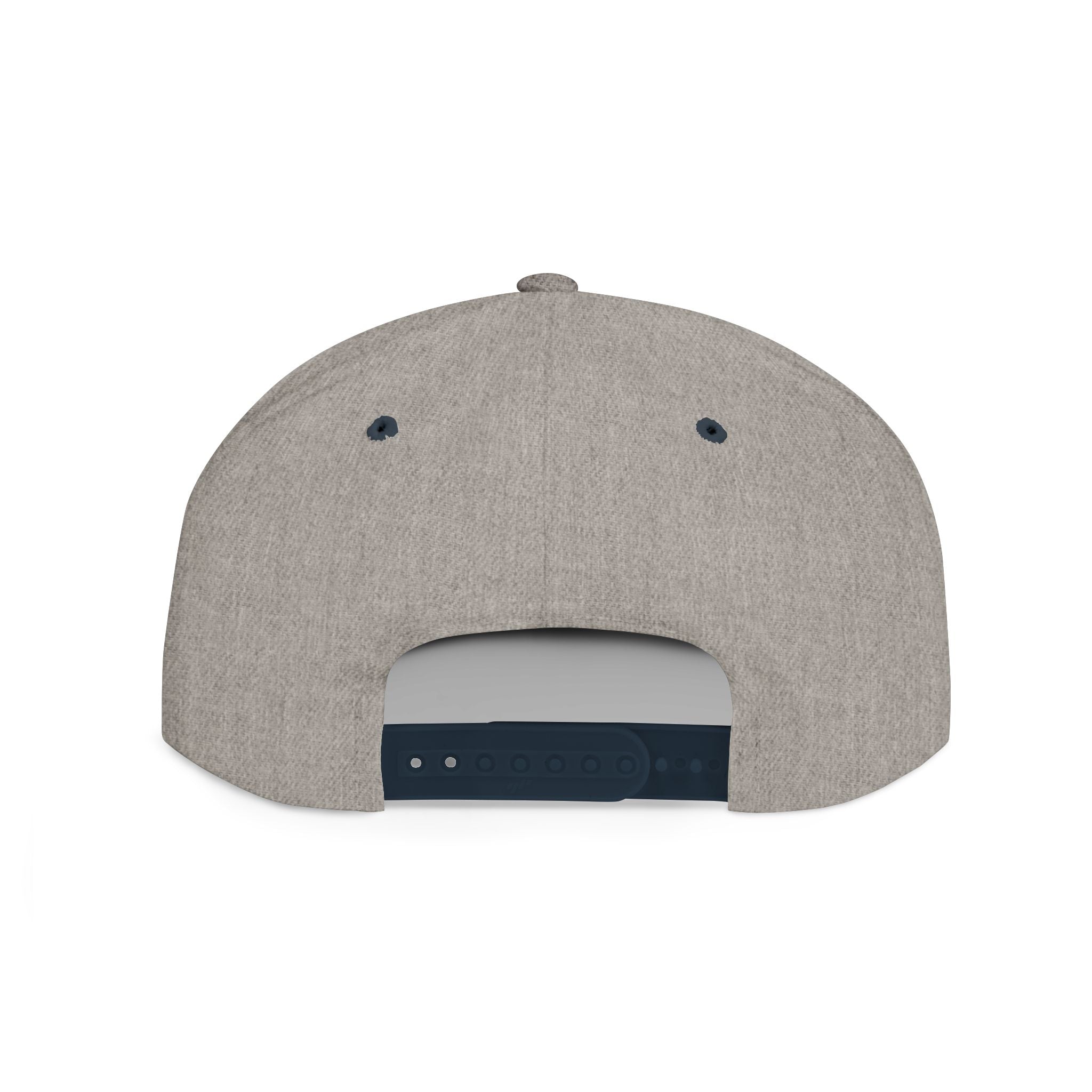 Snapback Hat — Red Graffiti Logo Flat Bill Cap