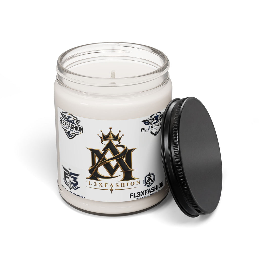 L3XFashion Logo Scented Soy Candle — 9 oz Branded Jar
