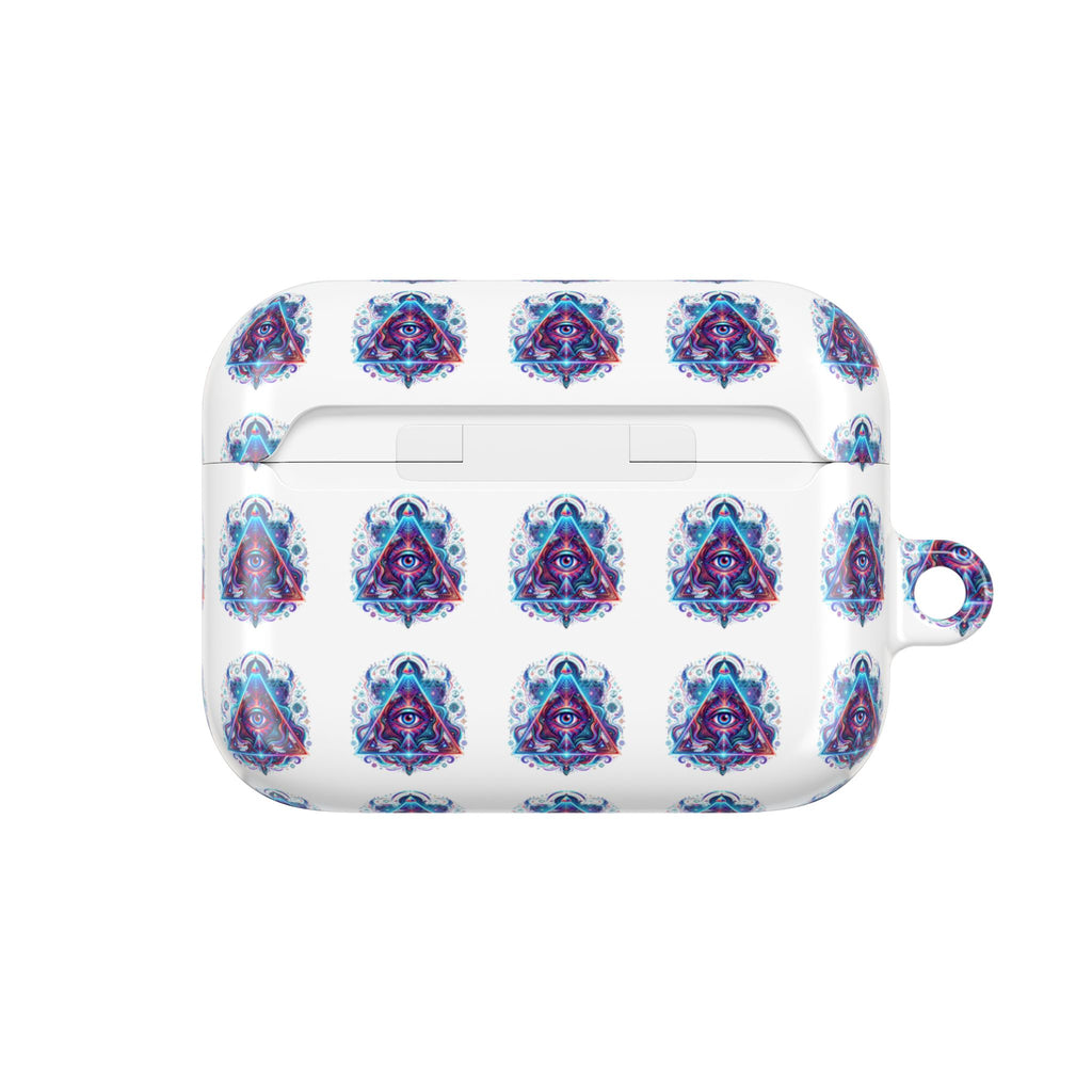 Psychedelic Third Eye AirPod Case — Vibrant Mystic Triangle Design