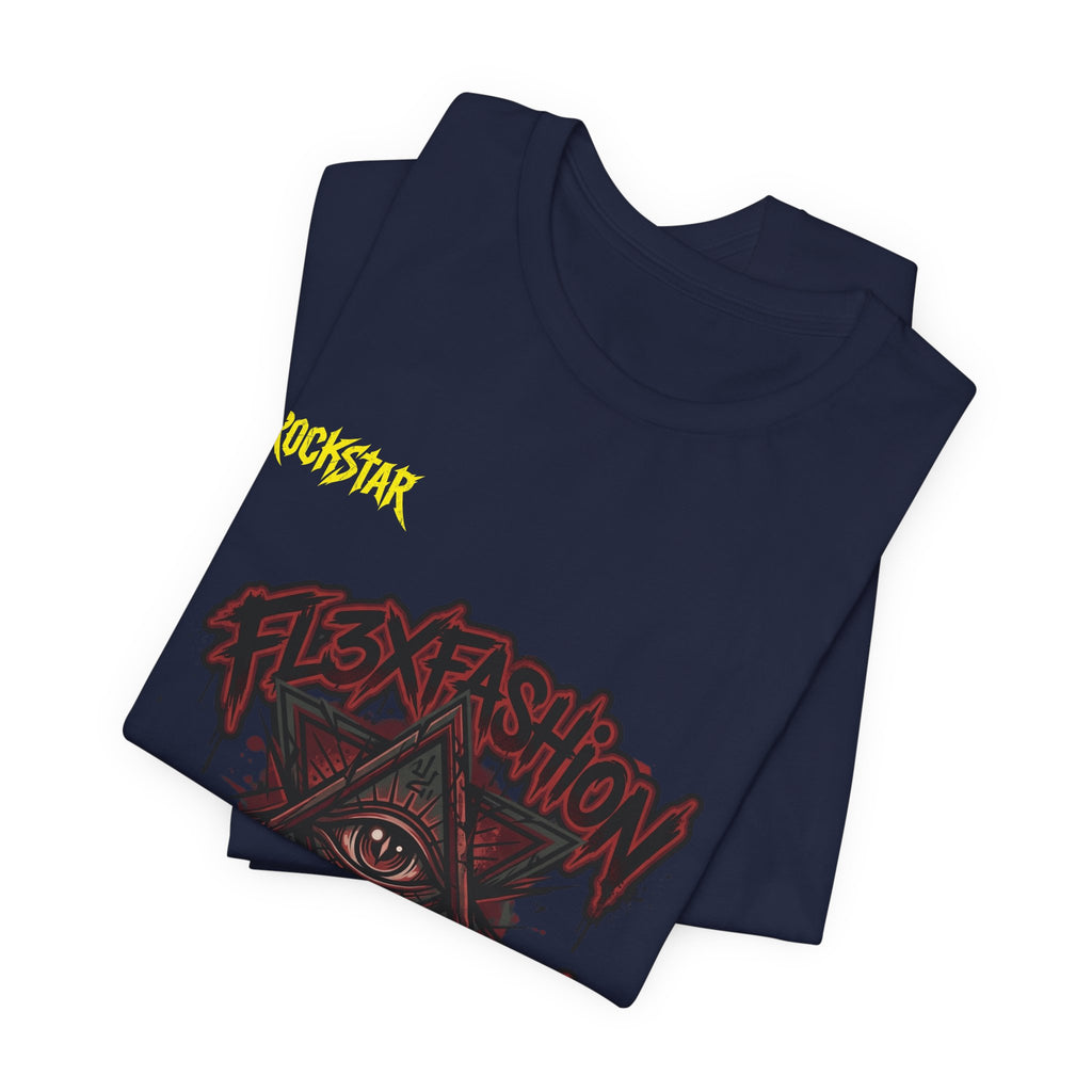 Graphic Tee — 'Flex Fashion' All-Seeing Eye Streetwear T-Shirt