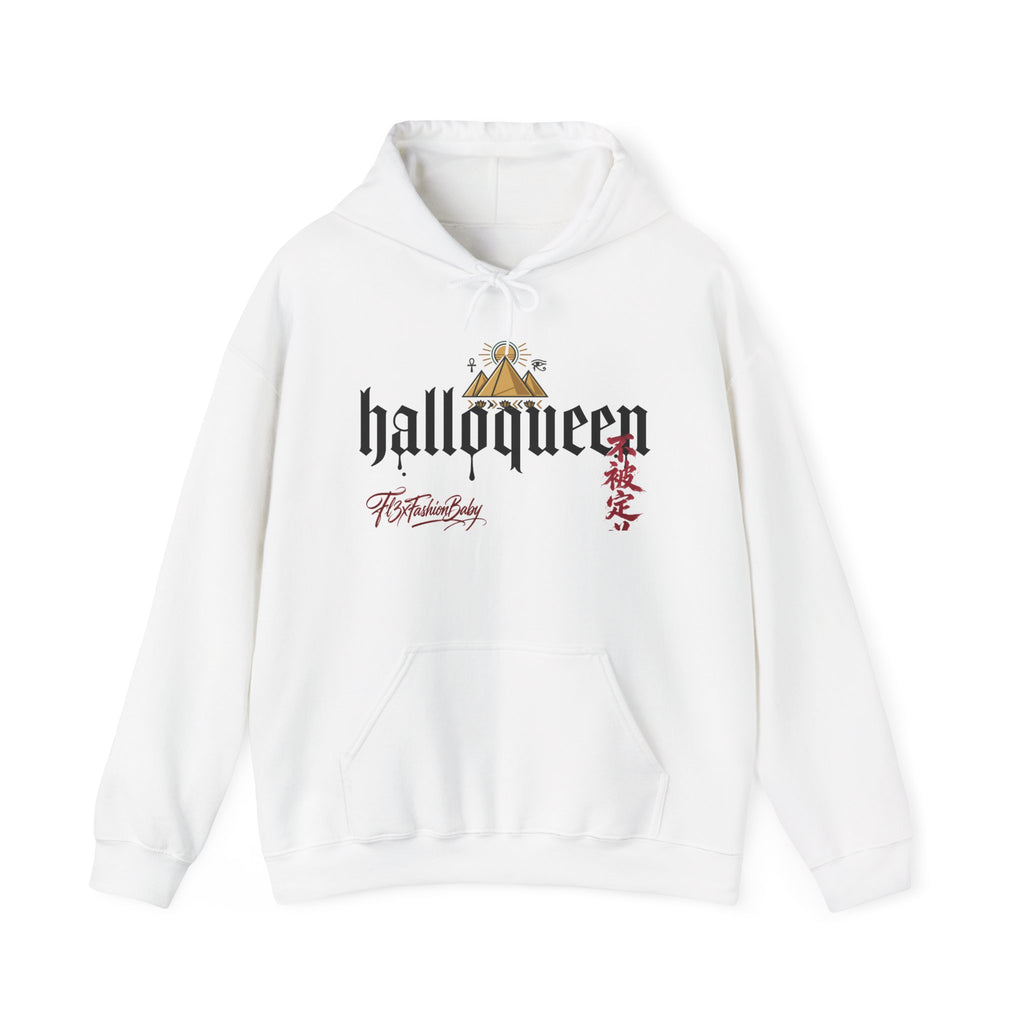 Halloween 'HalloQueen' Gothic Hoodie — Queen Crown Costume Sweatshirt