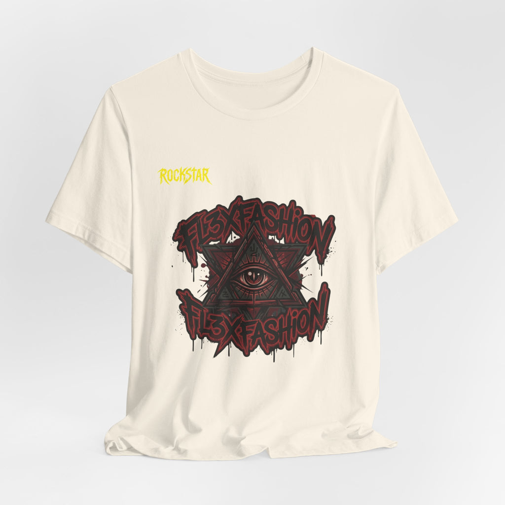 Graphic Tee — 'Flex Fashion' All-Seeing Eye Streetwear T-Shirt