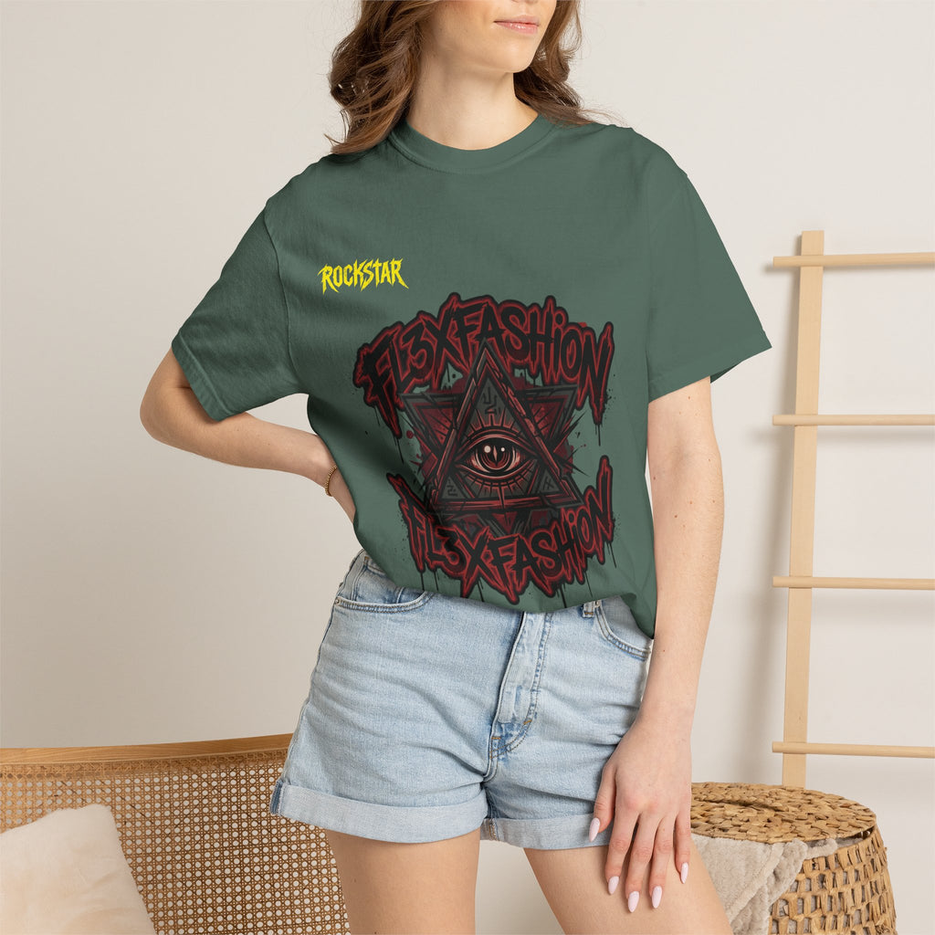 Graphic Tee — “Flex Fashion” All-Seeing Eye Streetwear T-Shirt