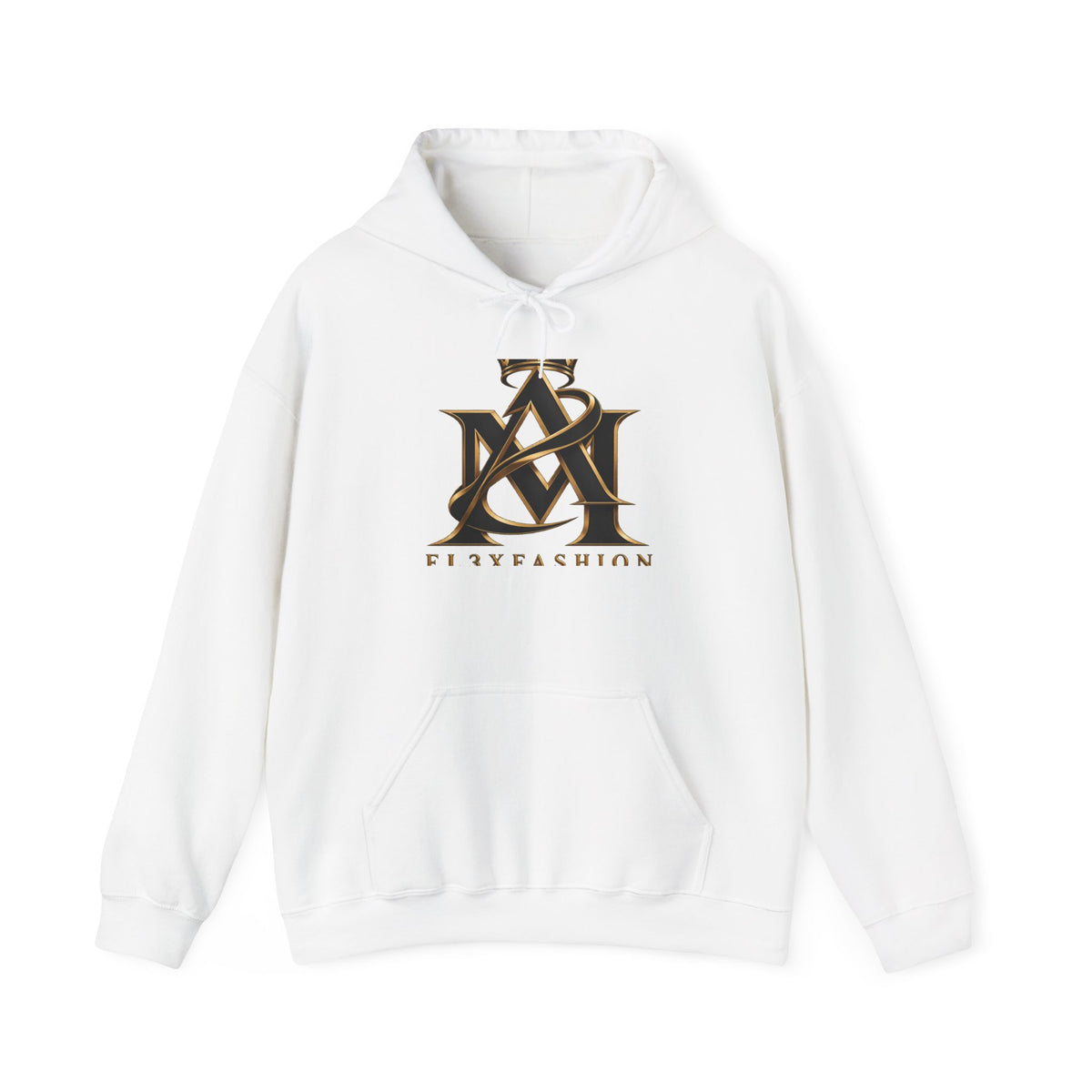 Monogram Logo Hoodie — Stylish Aesthetic Streetwear Pullover