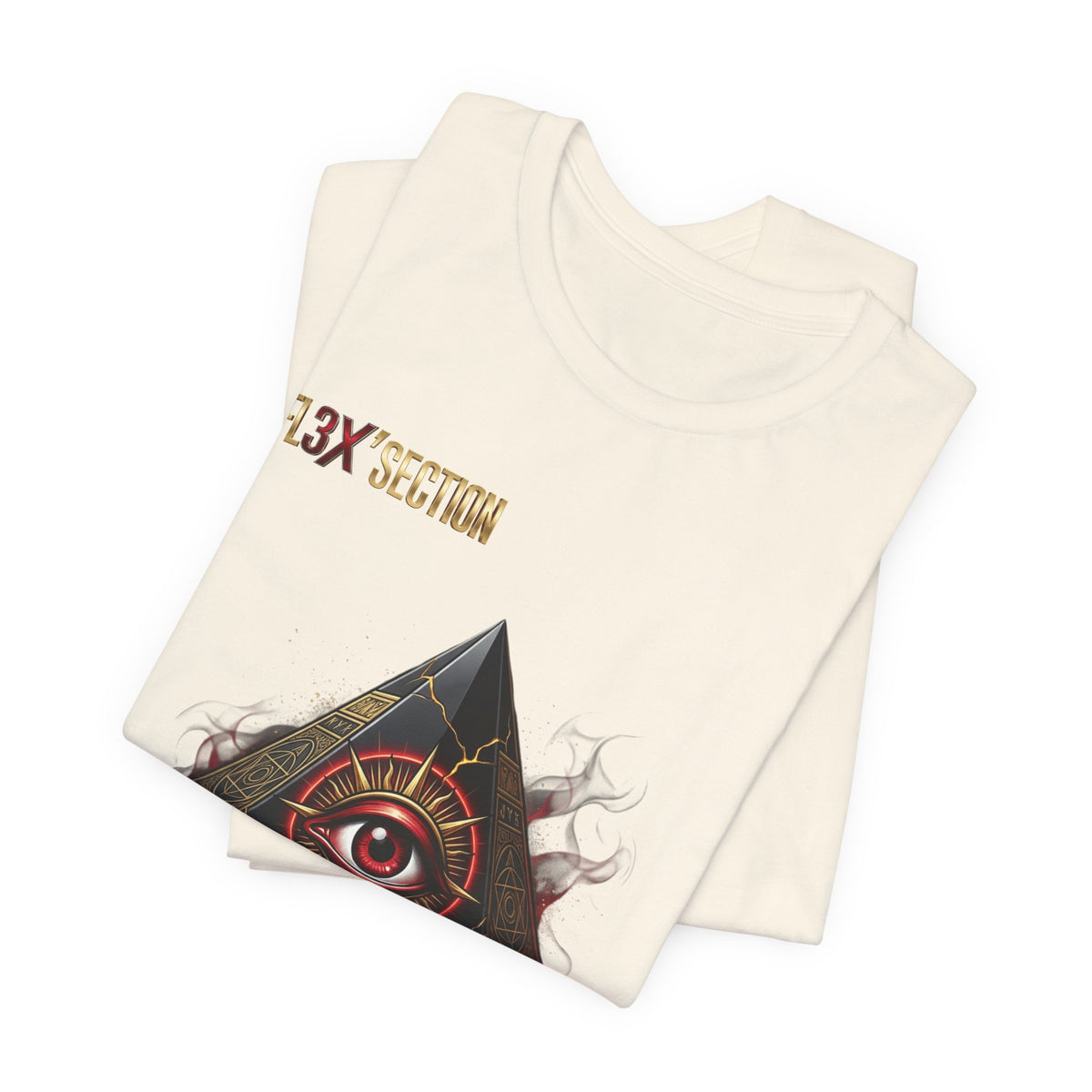 Occult Eye Pyramid Tee — "Visio et Imperium" Graphic T-Shirt