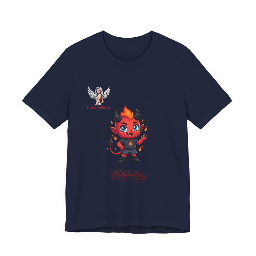 Cute Devil Character Tee — 'The Fashion Lady' Graphic T-Shirt
