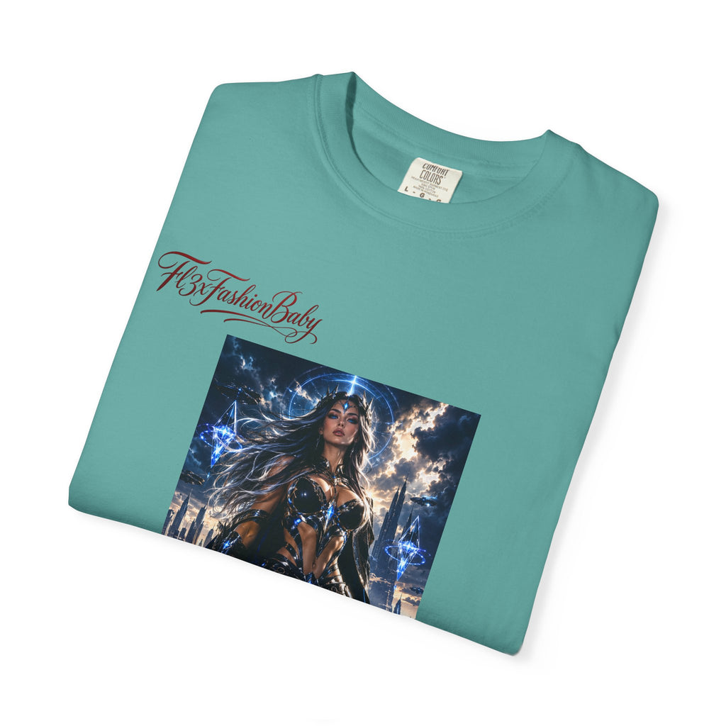 Fantasy Warrior Graphic T-Shirt — "FB7FashionBaby" Logo Tee