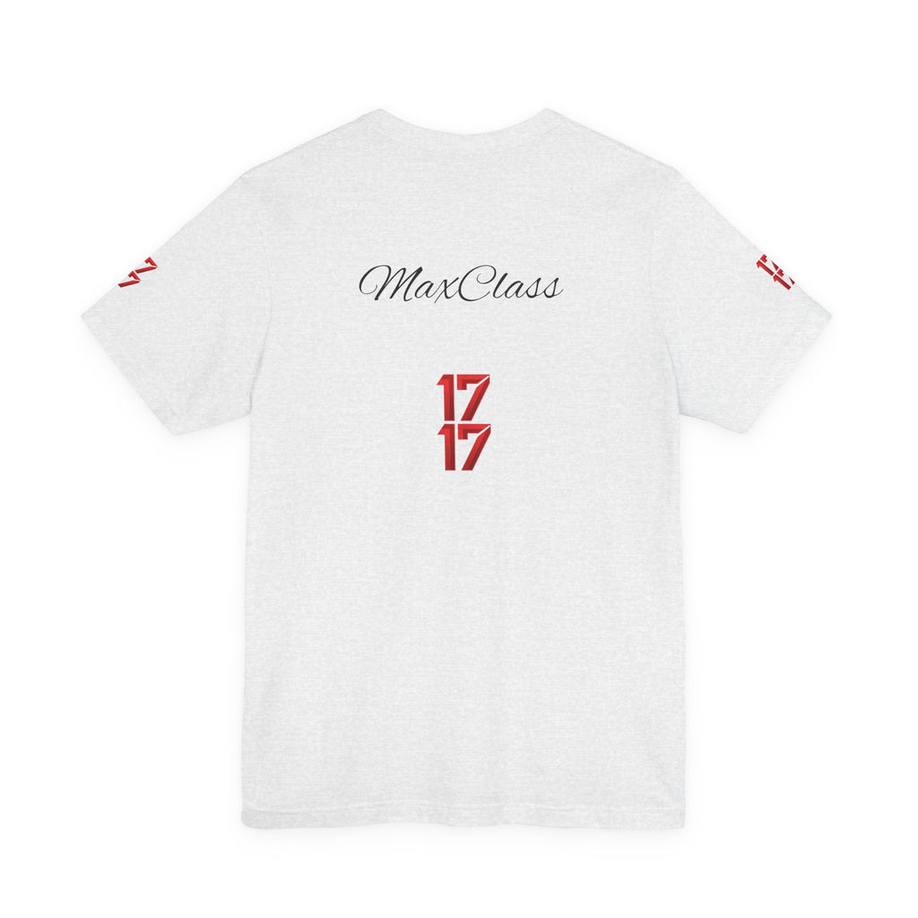 MaxClass '17' Graphic Tee — Minimal Script Logo T-Shirt