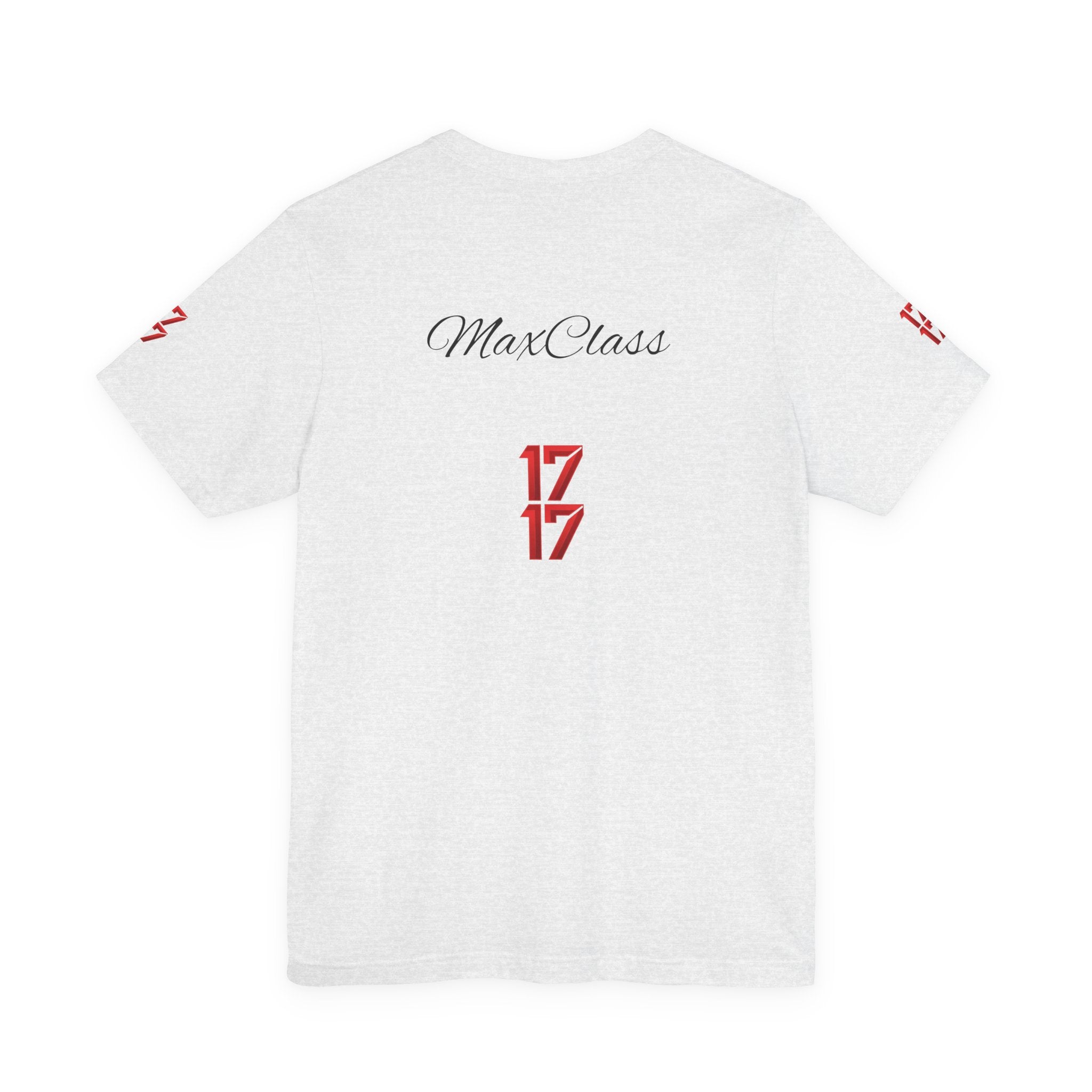 MaxClass '17' Graphic Tee — Minimal Script Logo T-Shirt