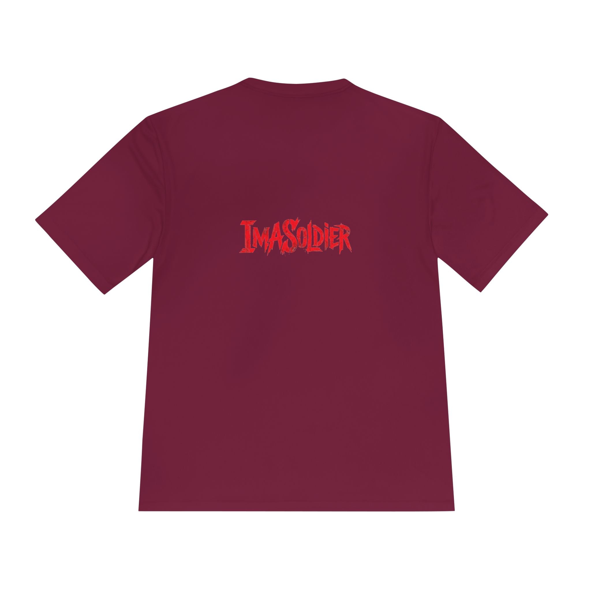 ImaSoldier Graphic Tee — Dark Joker Face Logo Moisture‑Wicking Shirt