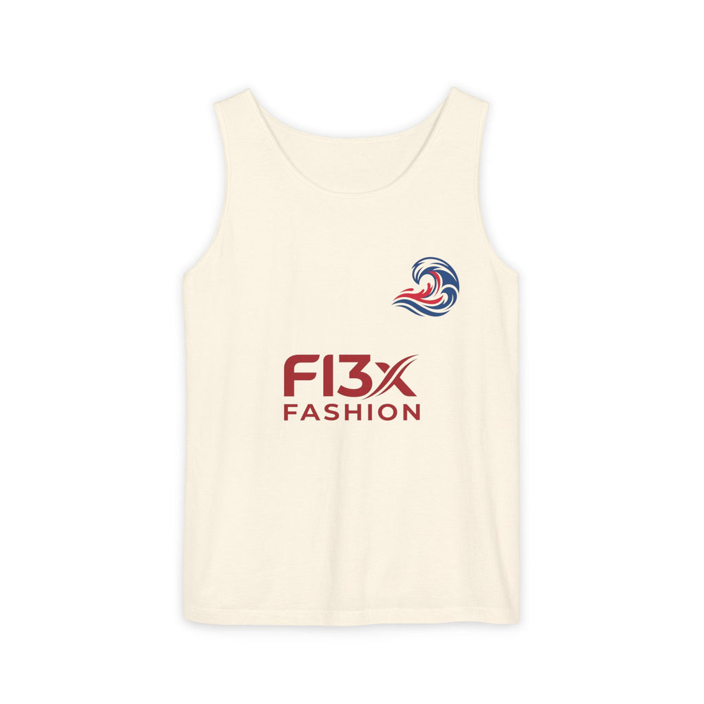 Graphic Tank Top - Colorful Cosmic Woman Illustration