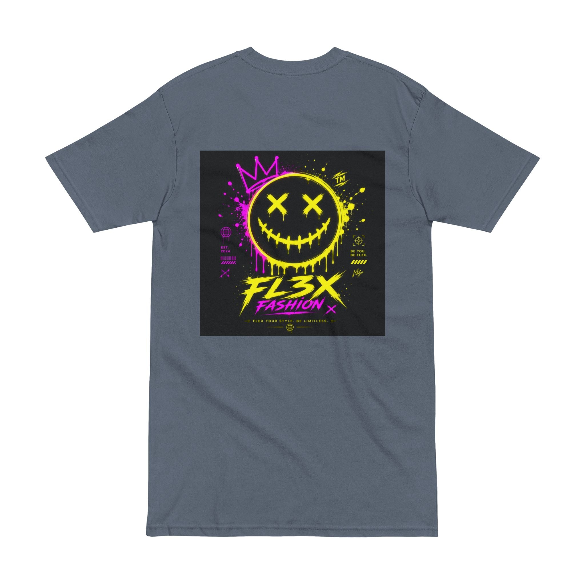 Neon Grin Tee — "FL3X Fashion" Graphic Streetwear T-Shirt