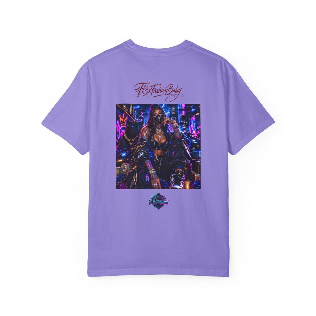 Cyberpunk Nightlife T‑Shirt — “The Fashion Baby” Graphic Tee