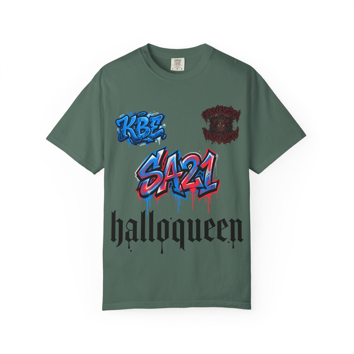 Halloqueen SA21 Graffiti T-Shirt — Streetwear Rockstar Tee