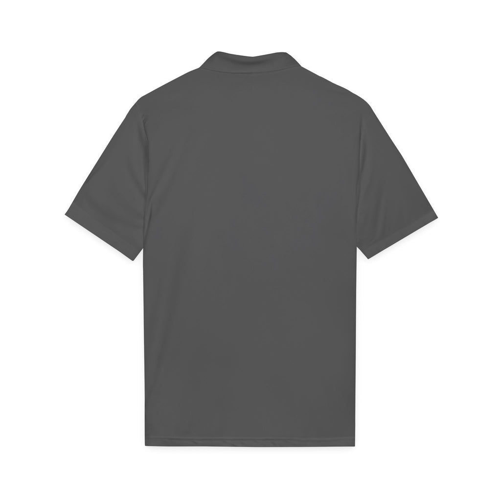 Embroidered Wave Logo Polo Shirt — Breathable Performance Golf & Work Polo