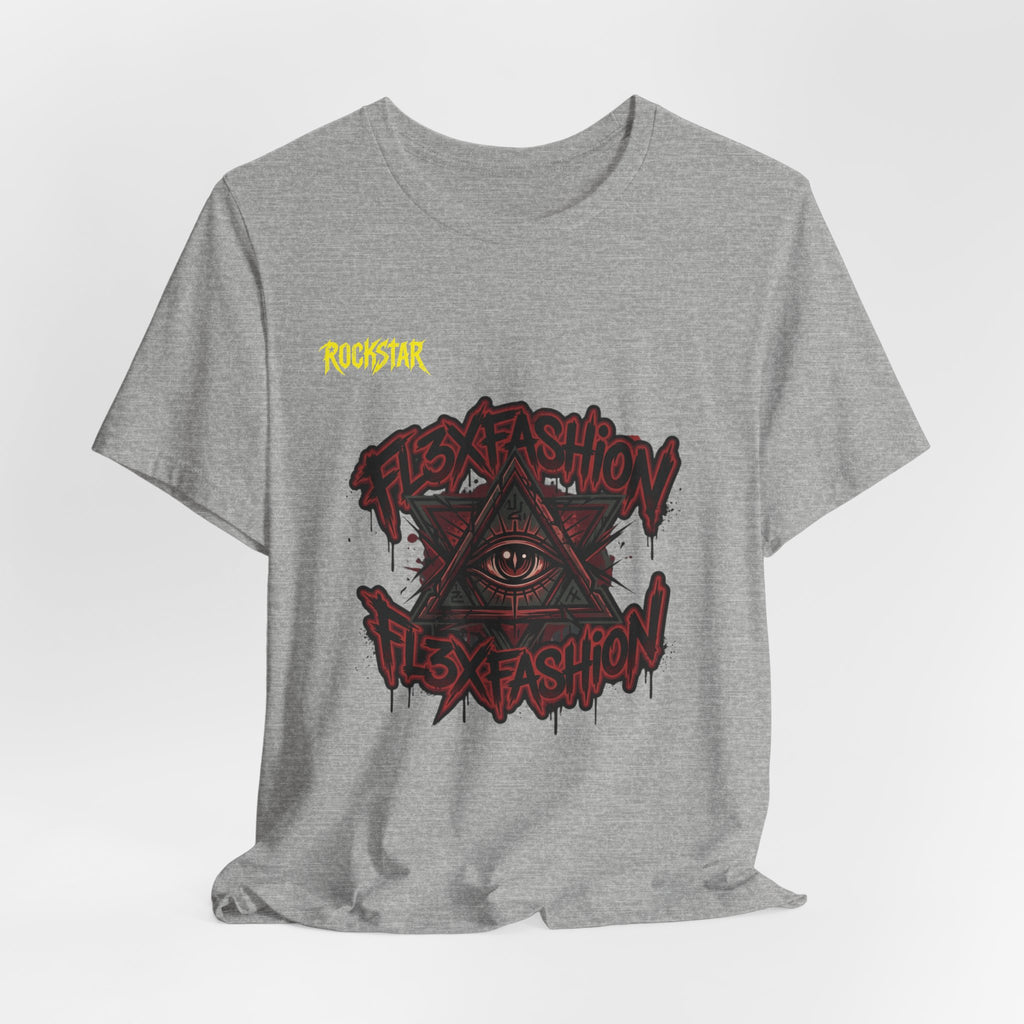 Graphic Tee — 'Flex Fashion' All-Seeing Eye Streetwear T-Shirt