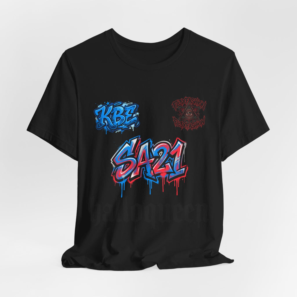 Halloqueen Graphic Tee — SA21 Graffiti Streetwear T‑Shirt