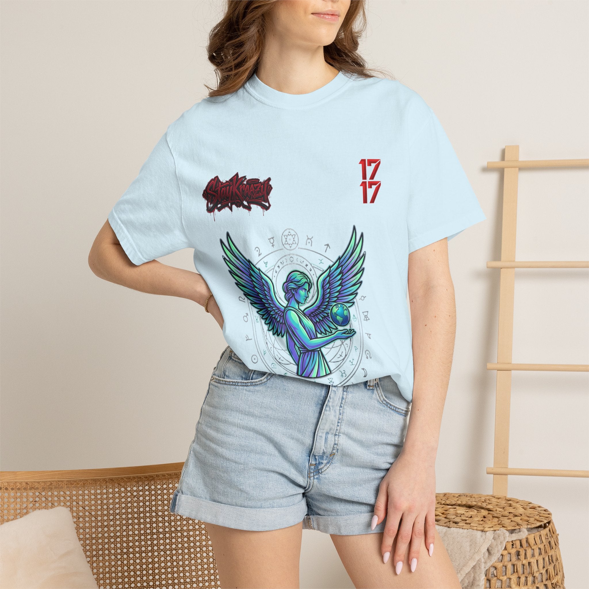Angel & Devil Graphic T-Shirt — '24 Hours To Live' Streetwear