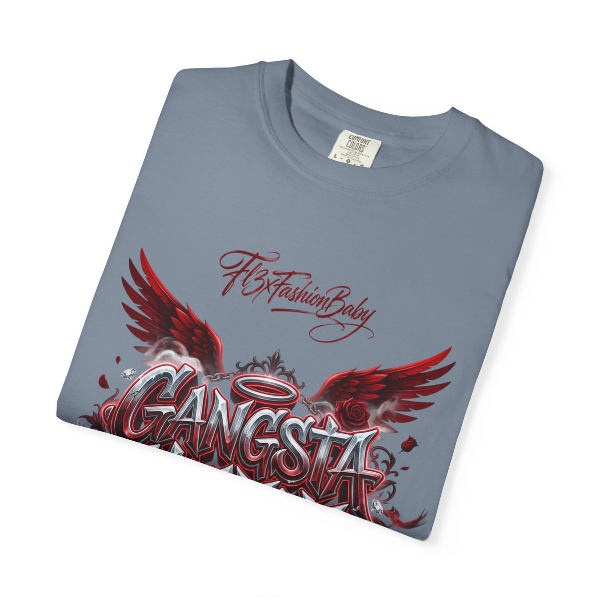 Gangsta Heaven Graphic T-Shirt — Scripted Front & Vertical Kanji Back
