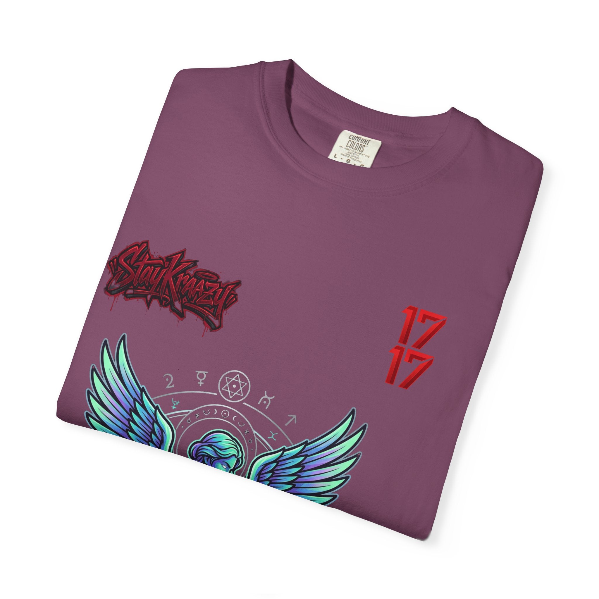 Angel & Devil Graphic T-Shirt — '24 Hours To Live' Streetwear