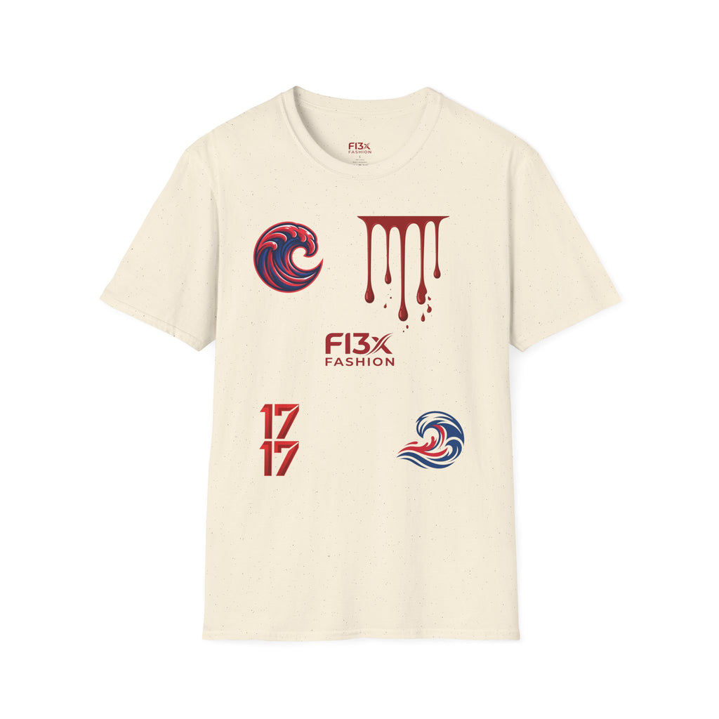 Graphic Tee — F13x Fashion Drip & Wave Design