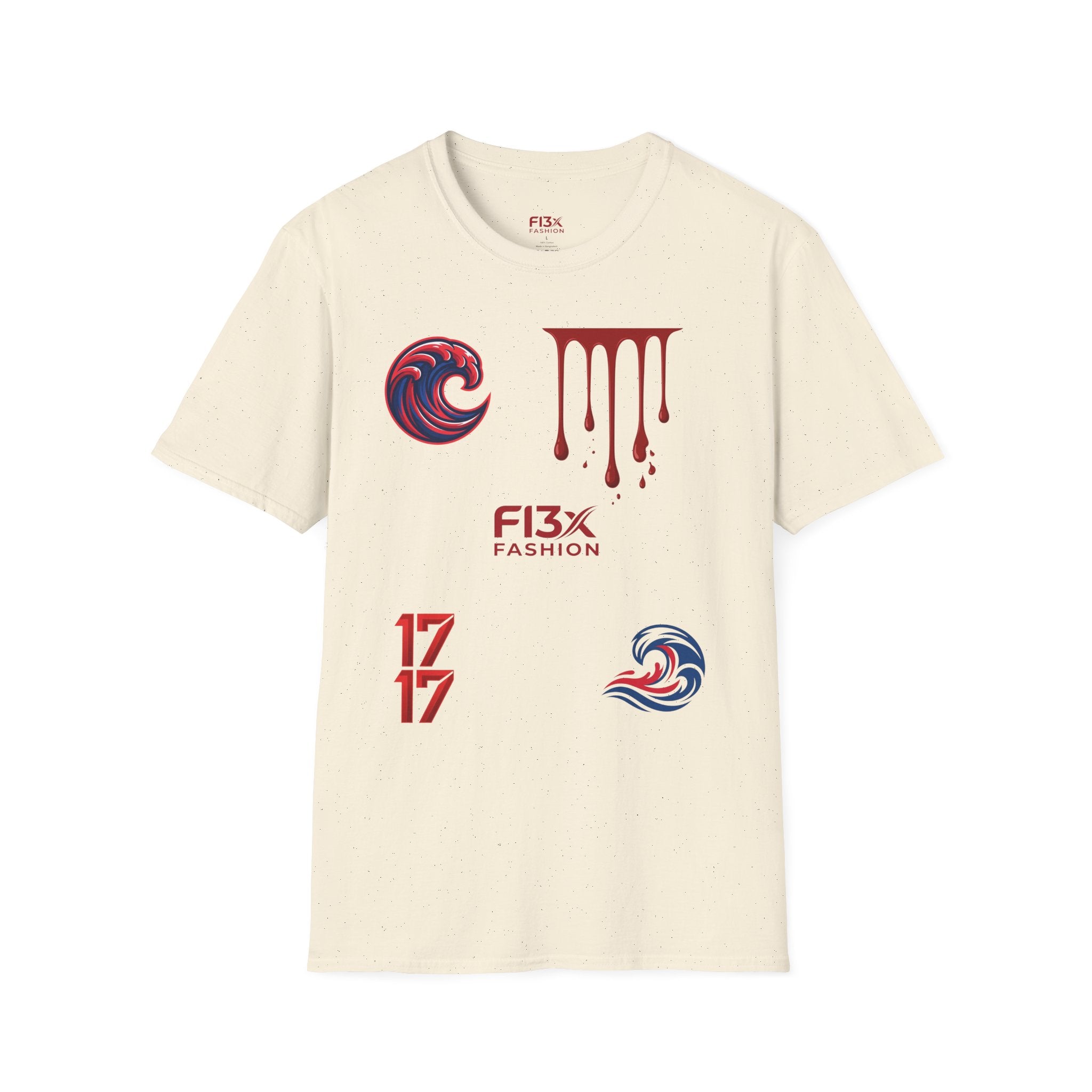 Graphic Tee — F13x Fashion Drip & Wave Design