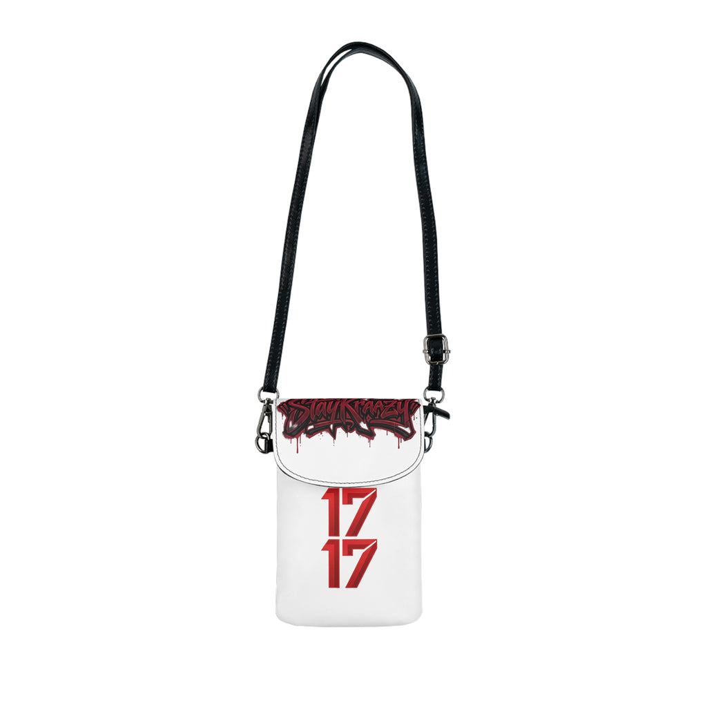 Phone Wallet - Slim Crossbody Cell Phone Wallet with '17 17' Graphic