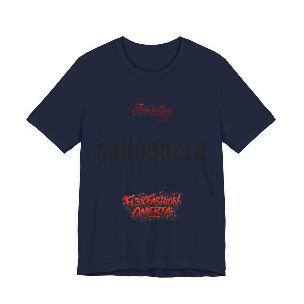 Halloqueen Gothic Tee — 'Halloqueen' Graphic Halloween T-Shirt