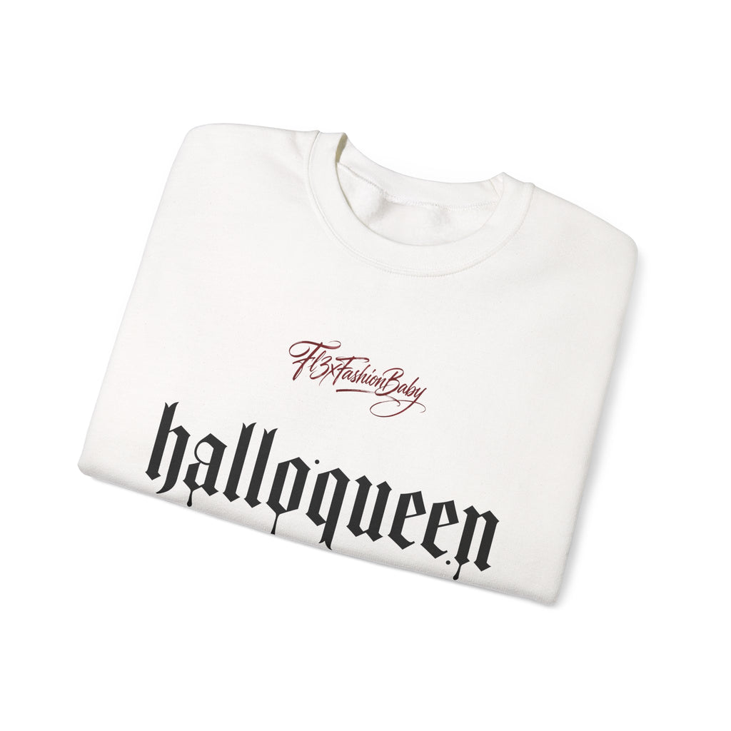 Halloqueen Graphic Sweatshirt — Gothic Halloween Crewneck