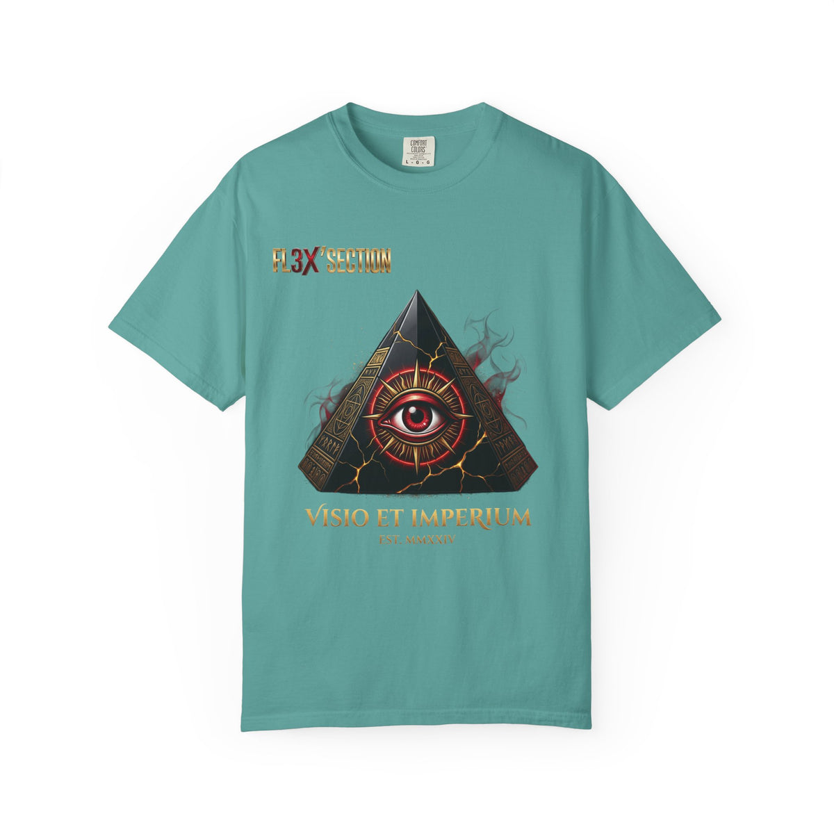 All-Seeing Eye Pyramid T-Shirt — "Visio Et Imperium" Graphic Tee