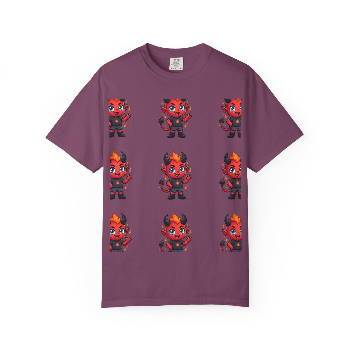 Illuminati Israel Pyramid T-Shirt with Devil Character Pattern