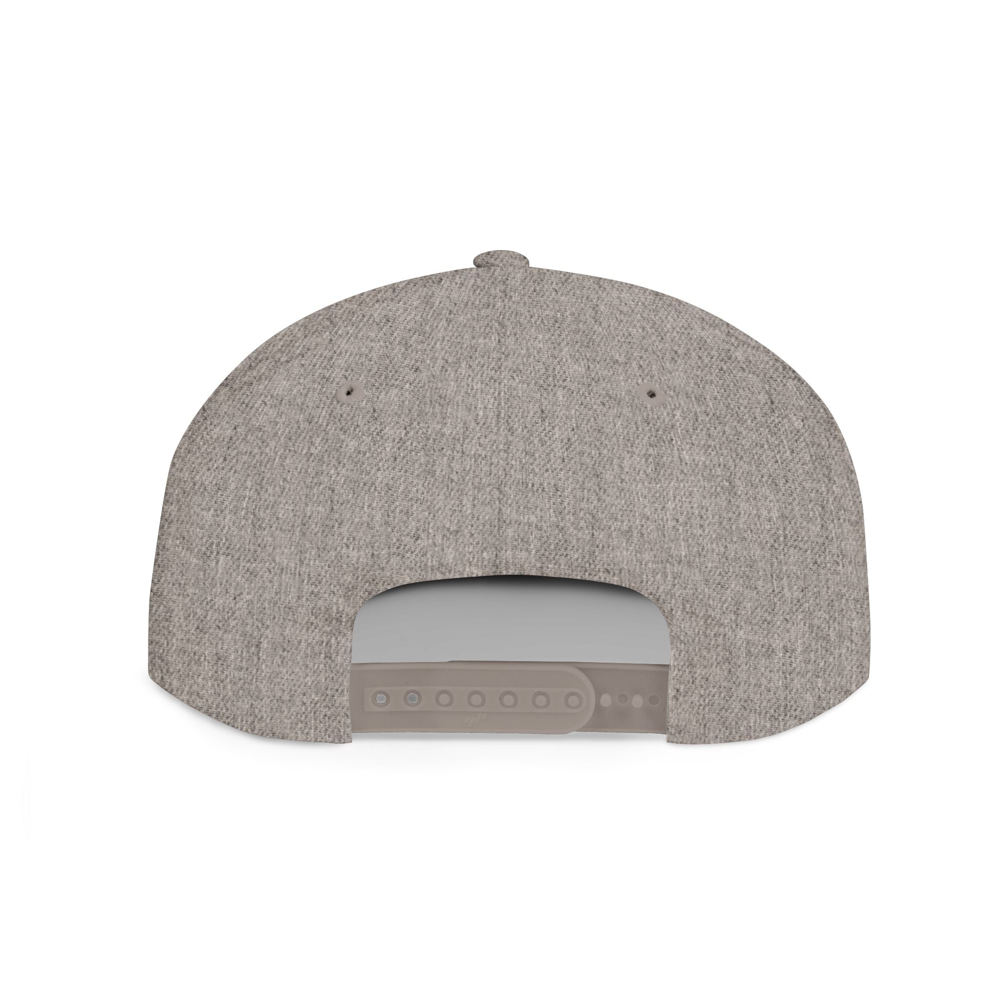 Snapback Hat — Red Graffiti Logo Flat Bill Cap