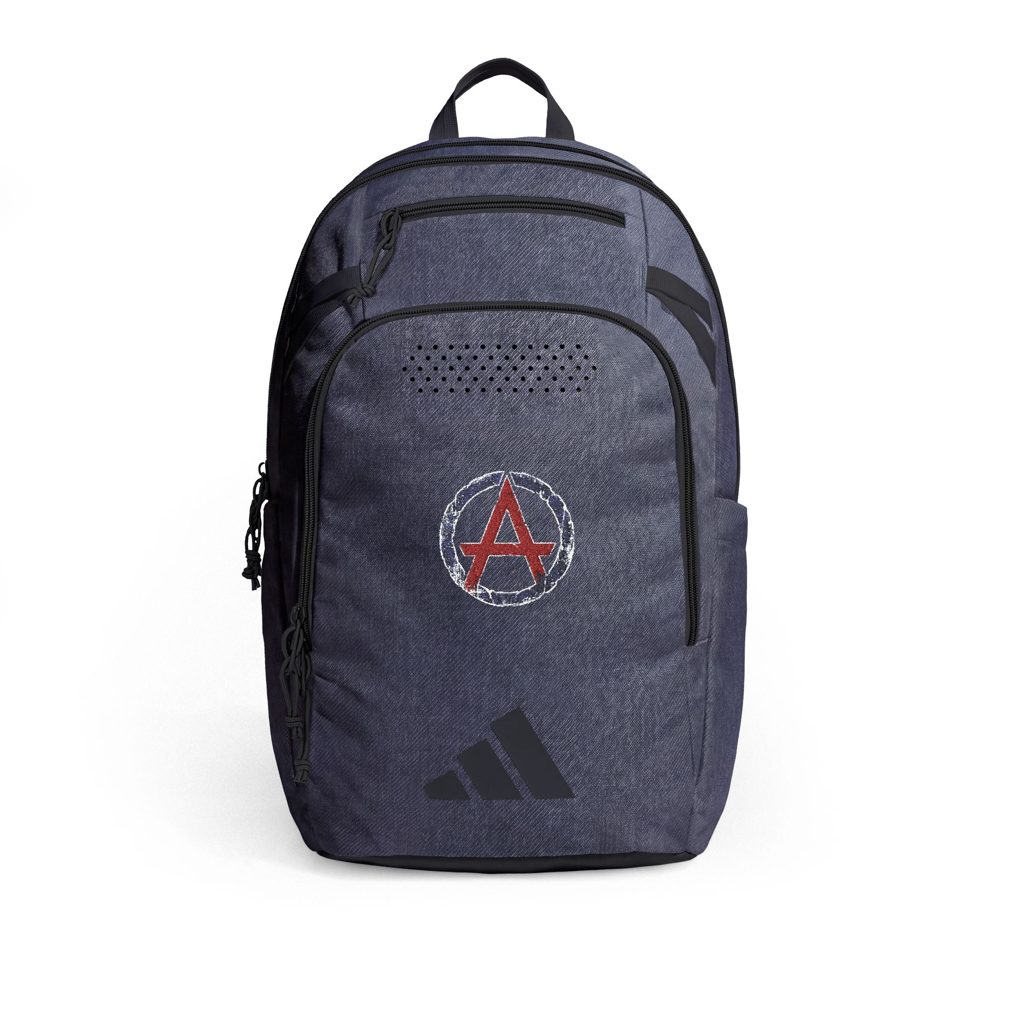Embroidered Defender 5 Backpack — Patriotic 'A' Crest (Adidas)