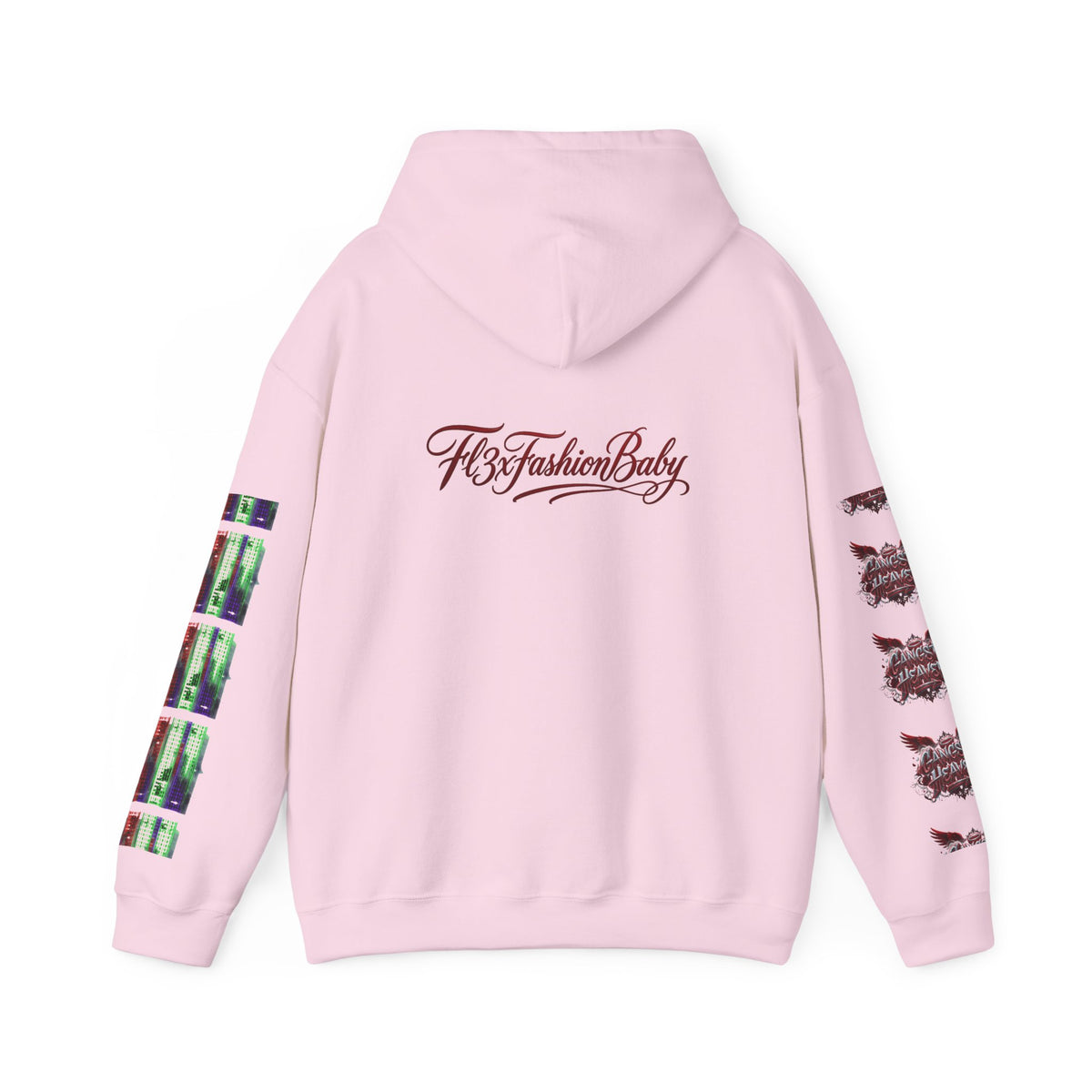 Midnight Run Hoodie — Graphic Streetwear Pullover with Sleeve Prints