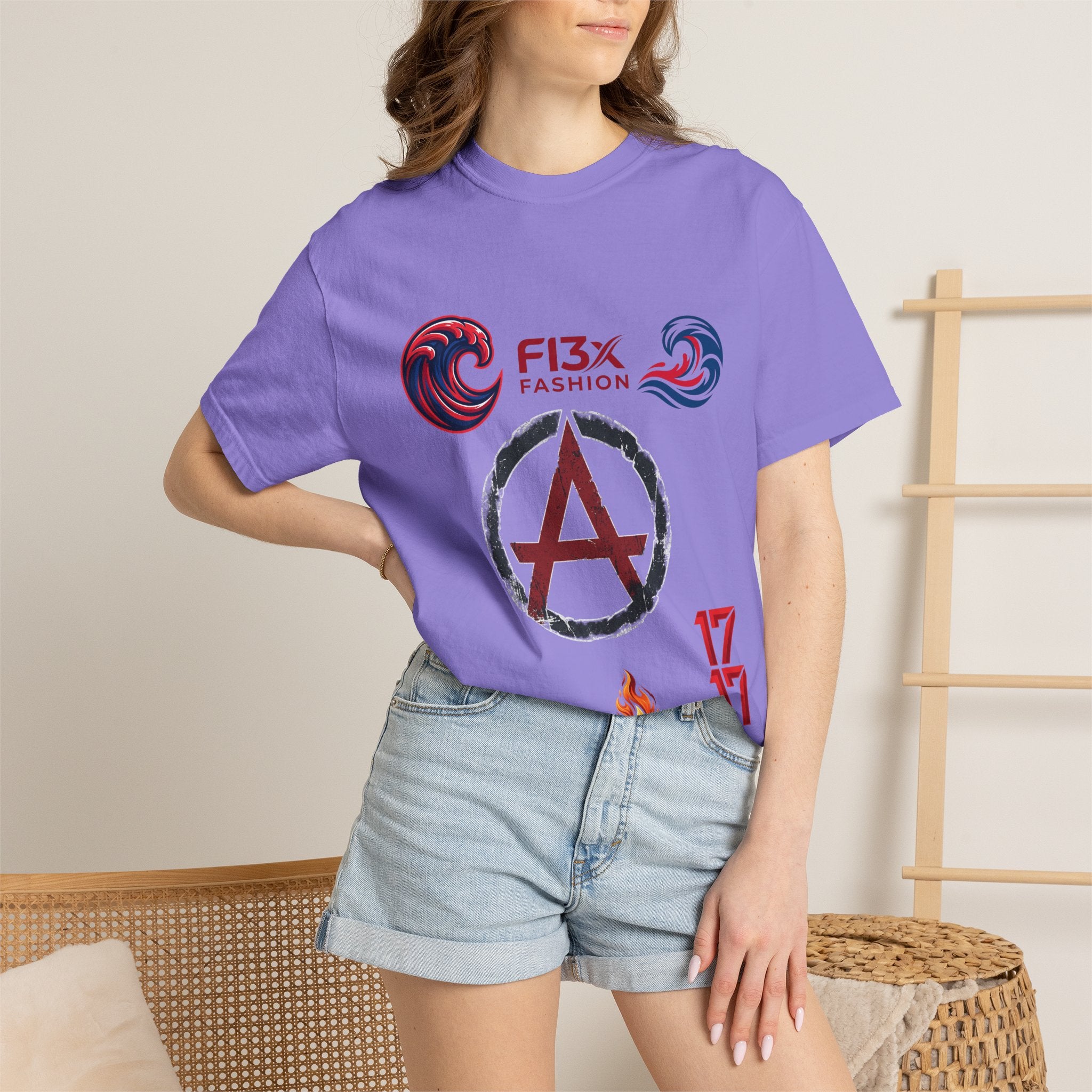 Graphic T-Shirt — 'Just Be You' FI3x Fashion Wave Logo Tee