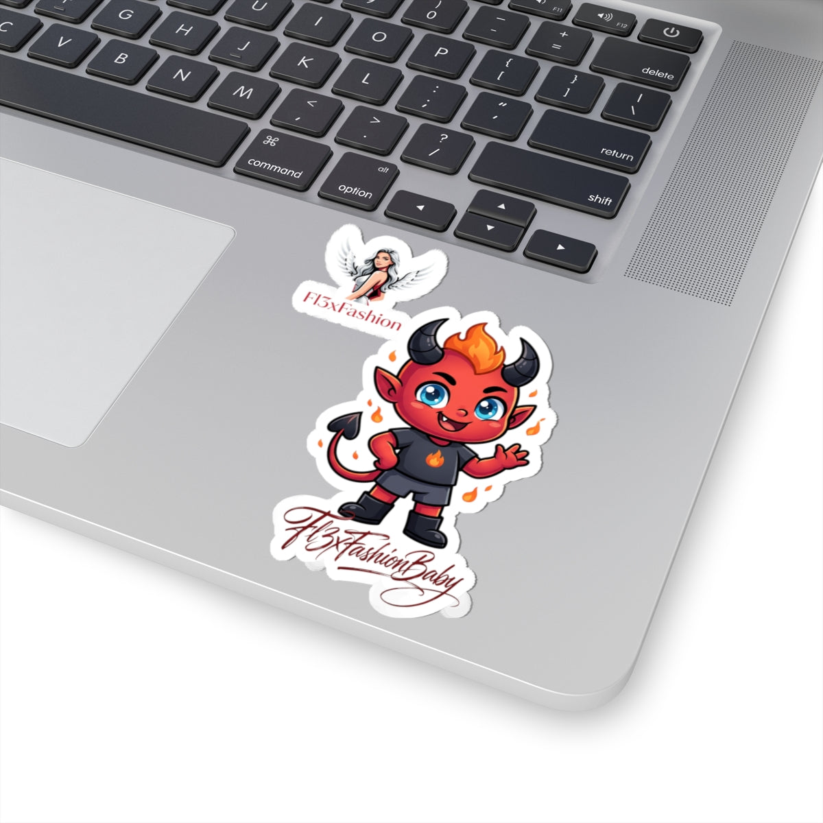 Cute Red Devil Sticker - Kiss-Cut Vinyl Laptop Decal (F13xFashionBaby)