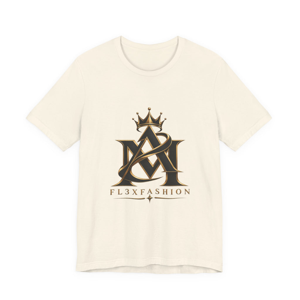 Crown Monogram Logo Tee — FL3XFASHION Graphic T-Shirt