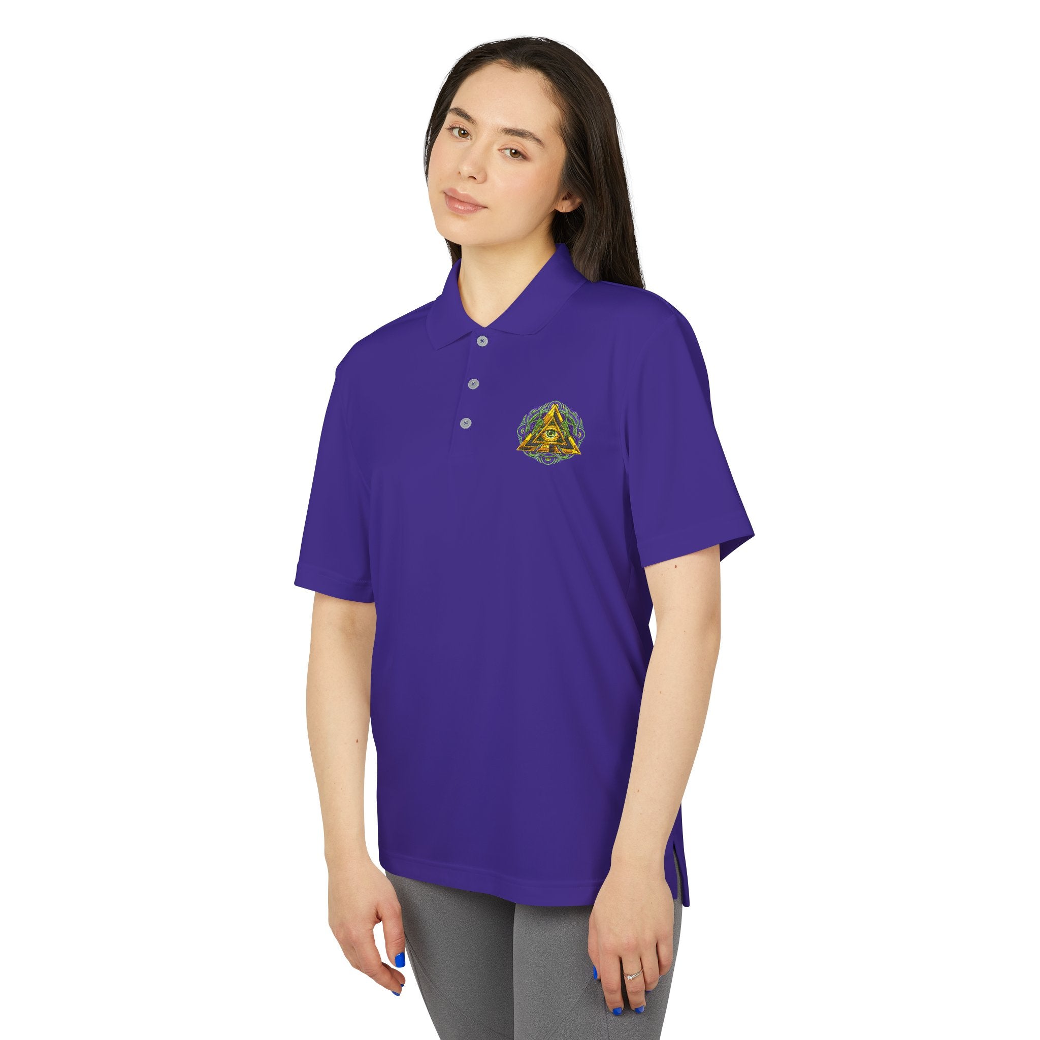 Pine Forest Crest Performance Polo