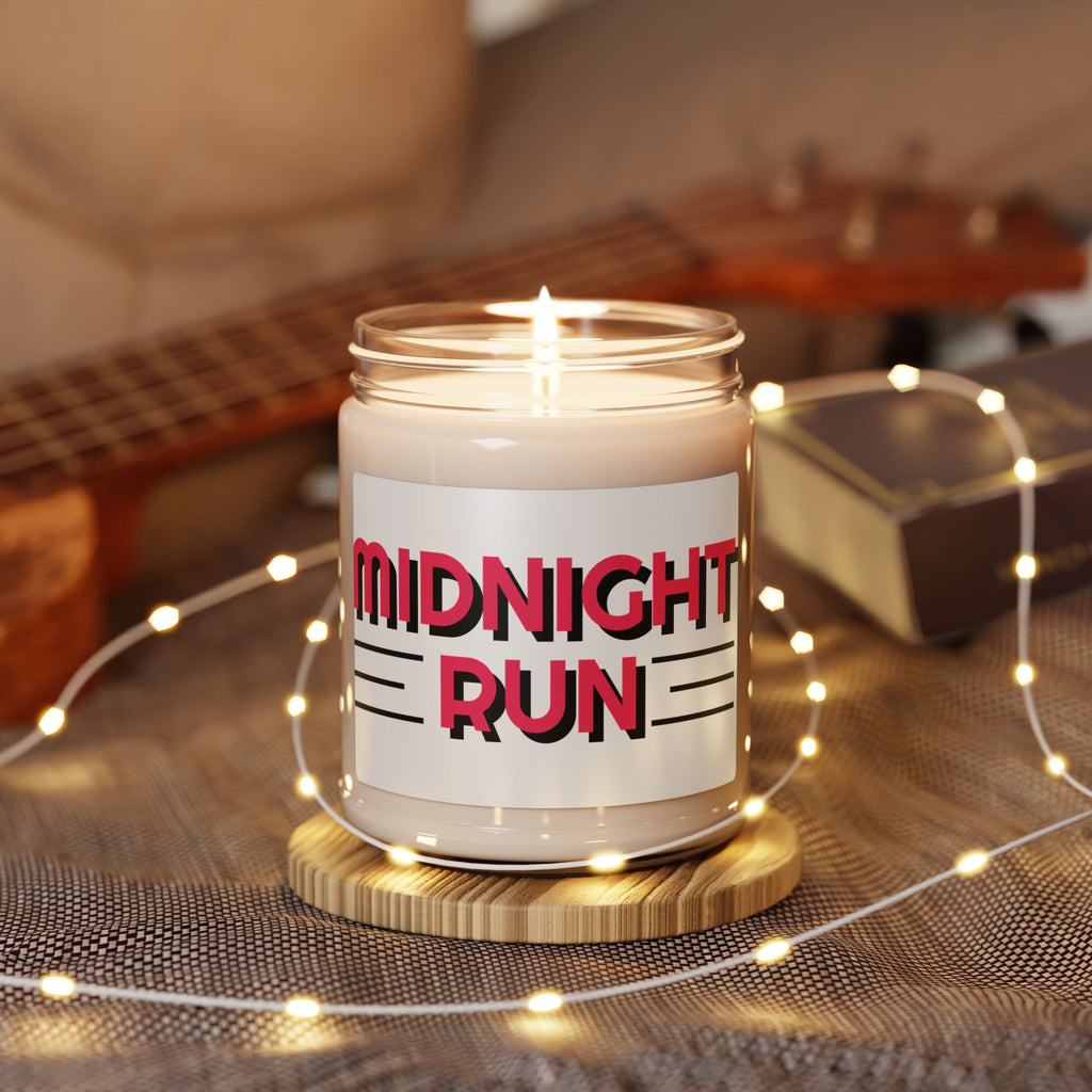 Midnight Run Scented Soy Candle — 9oz Retro Nighttime Fragrance