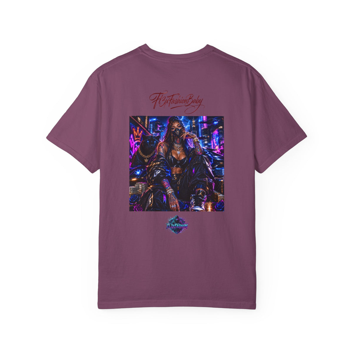 Cyberpunk Nightlife T‑Shirt — “The Fashion Baby” Graphic Tee