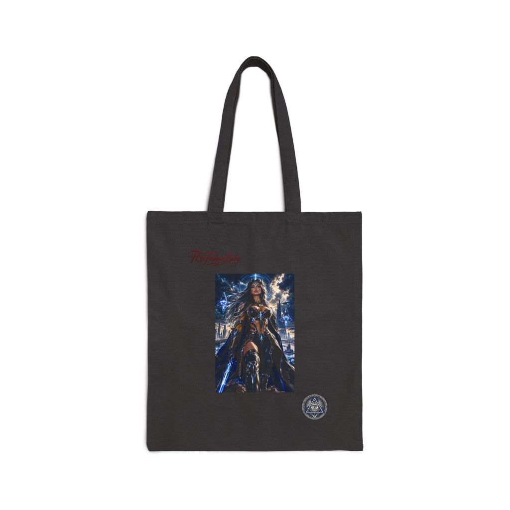 Wonder Woman Canvas Tote Bag — Themyscira Hero Art Cotton Shopper