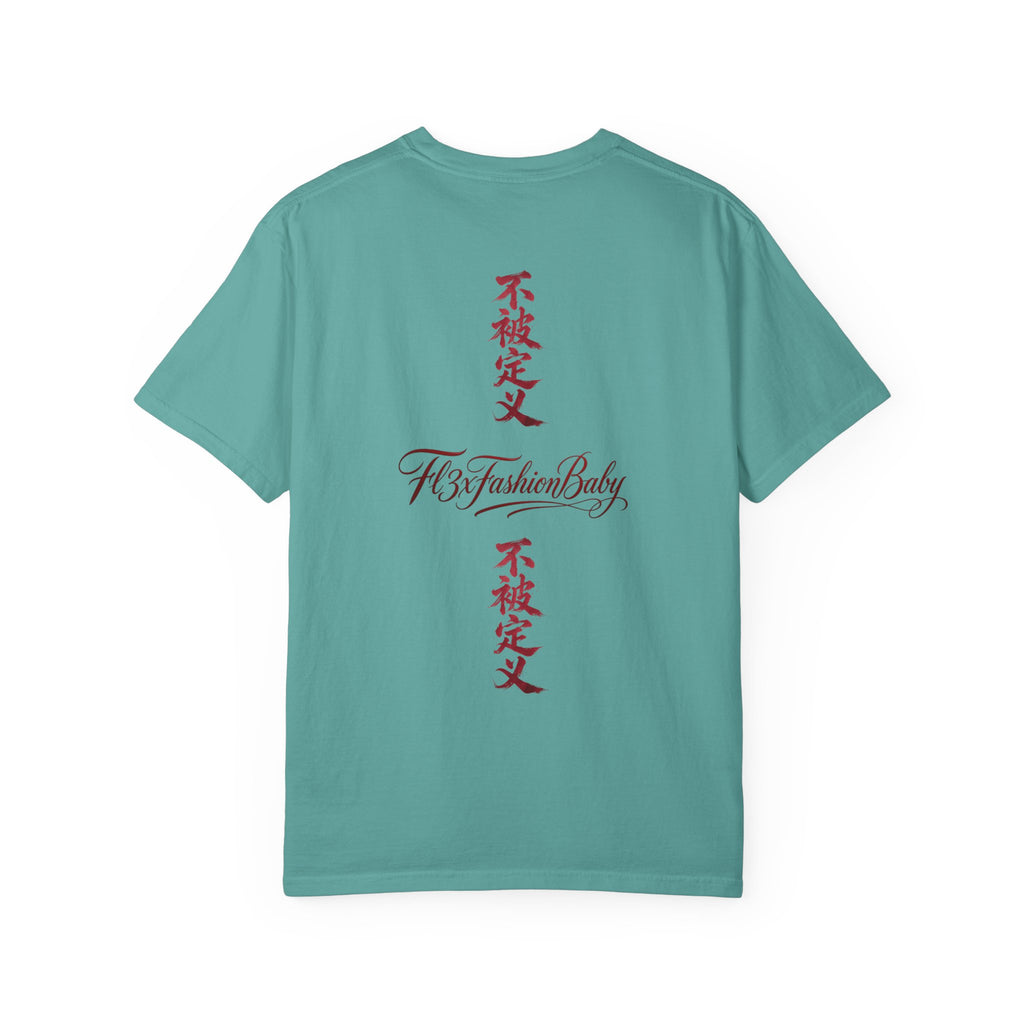 Graphic T-Shirt — Urban Asian-Inspired Logo Tee with Kanji & Devil Icon