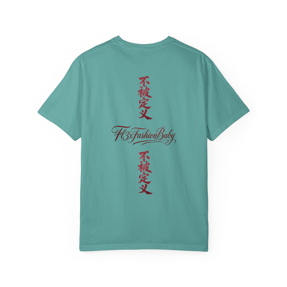 Graphic T-Shirt — Urban Asian-Inspired Logo Tee with Kanji & Devil Icon