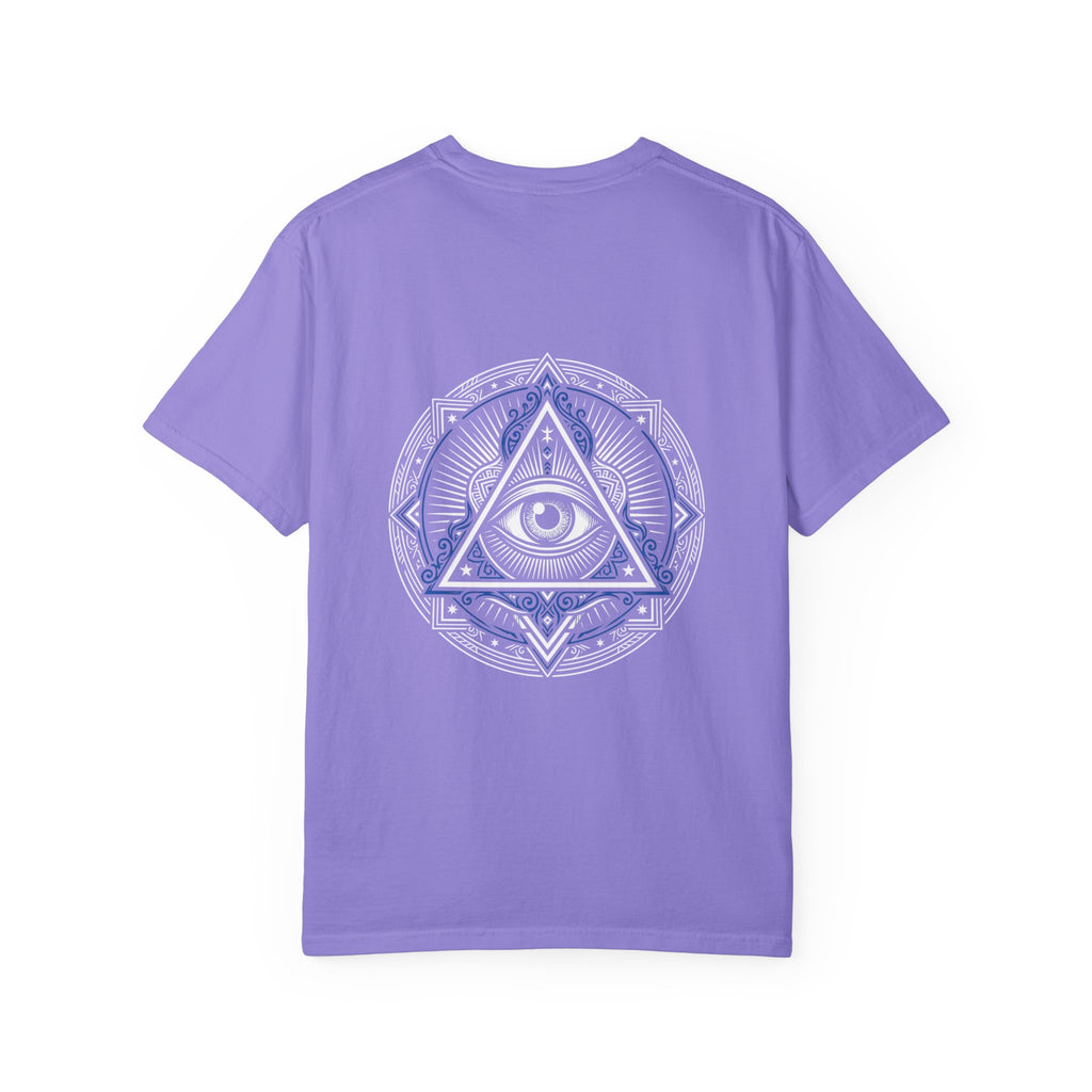 T-Shirt — Blue Geometric Mandala Bandana Graphic
